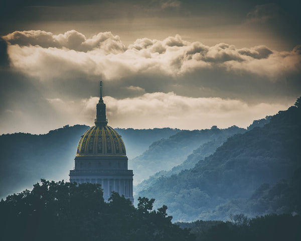 Early morning West Virginia State Capitol